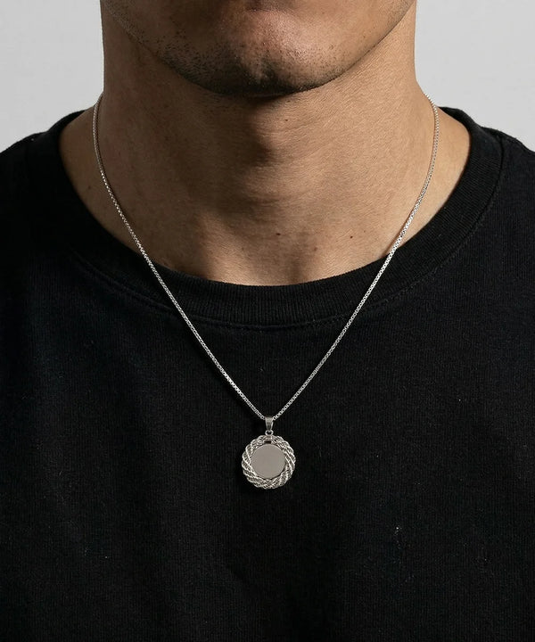 Close-up of crucifix cross pendant