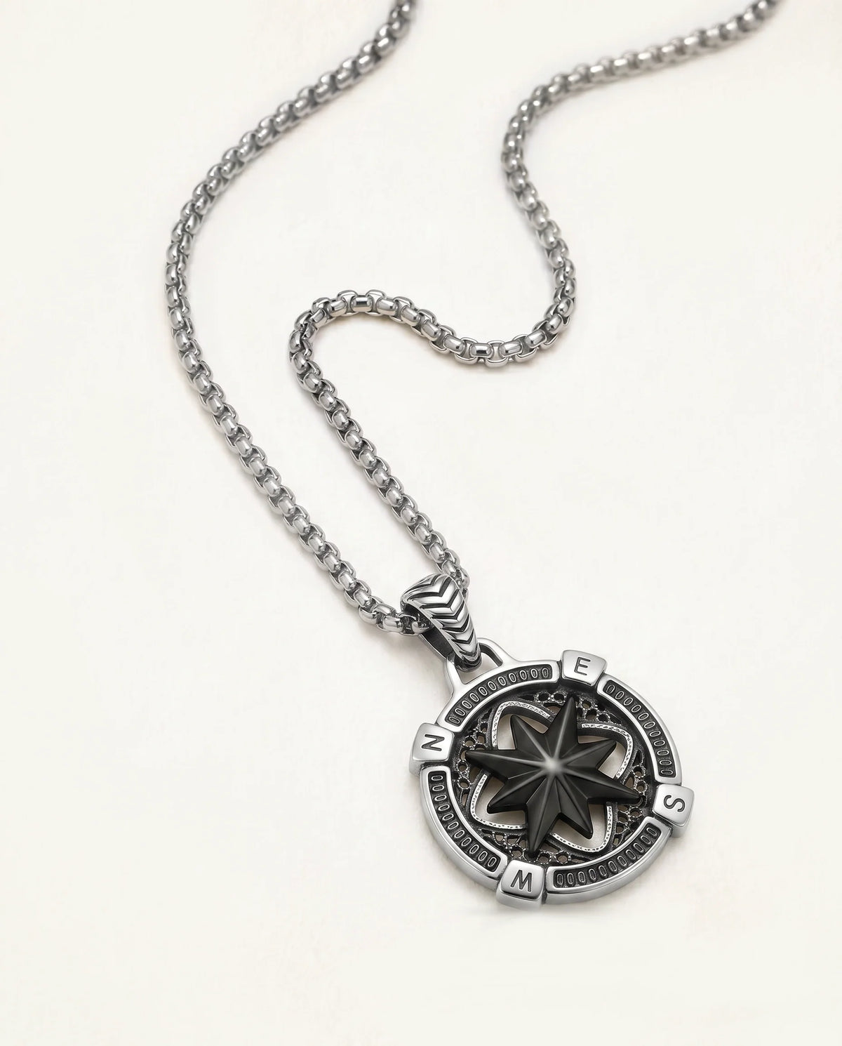men's compass pendant from Valliani Jewelers