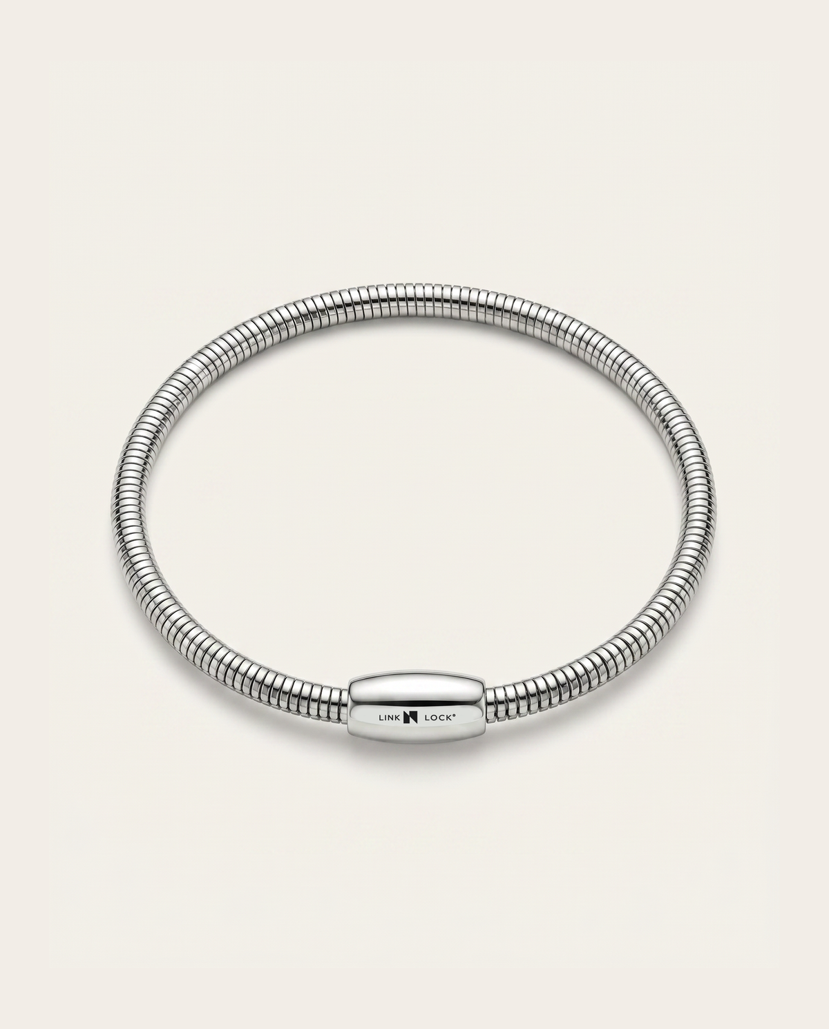 men's stainless steel snake chain bracelet