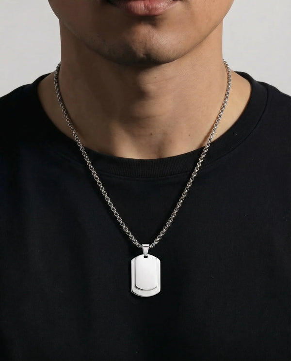 Classic Dog Tag Pendant