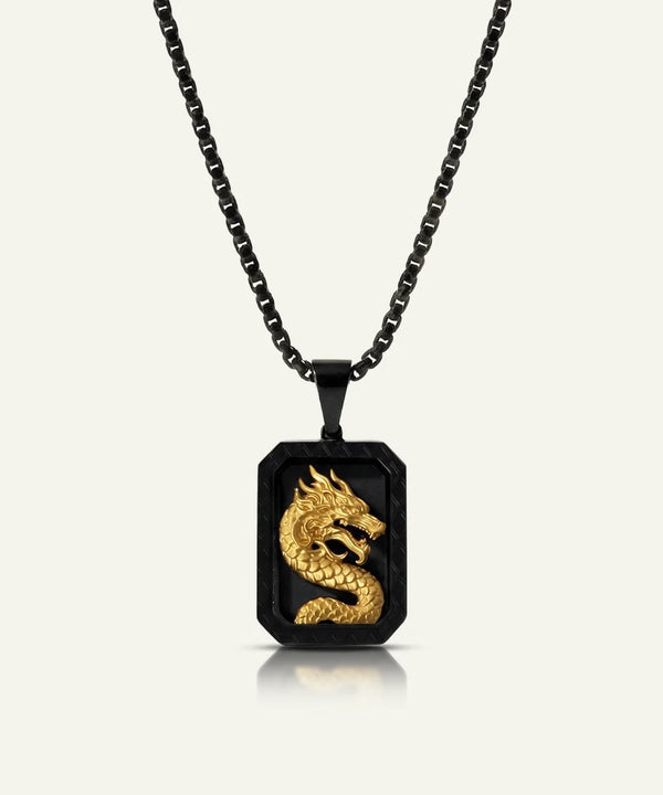 Dragon Dog Tag Pendant