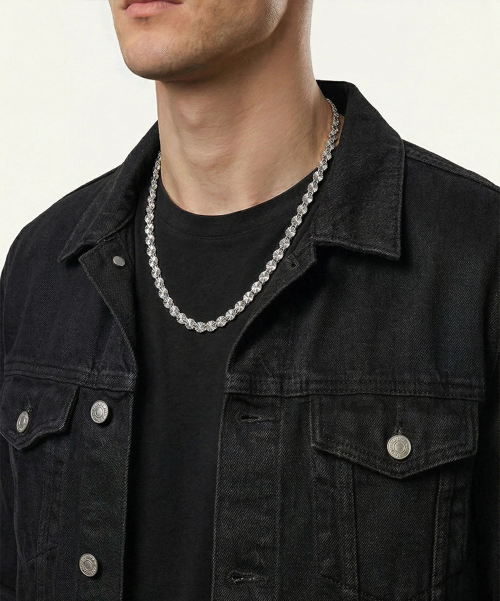 Sterling silver men's chain from Valliani Jewelers