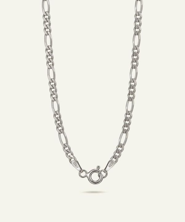 Sterling Silver Figaro Chain