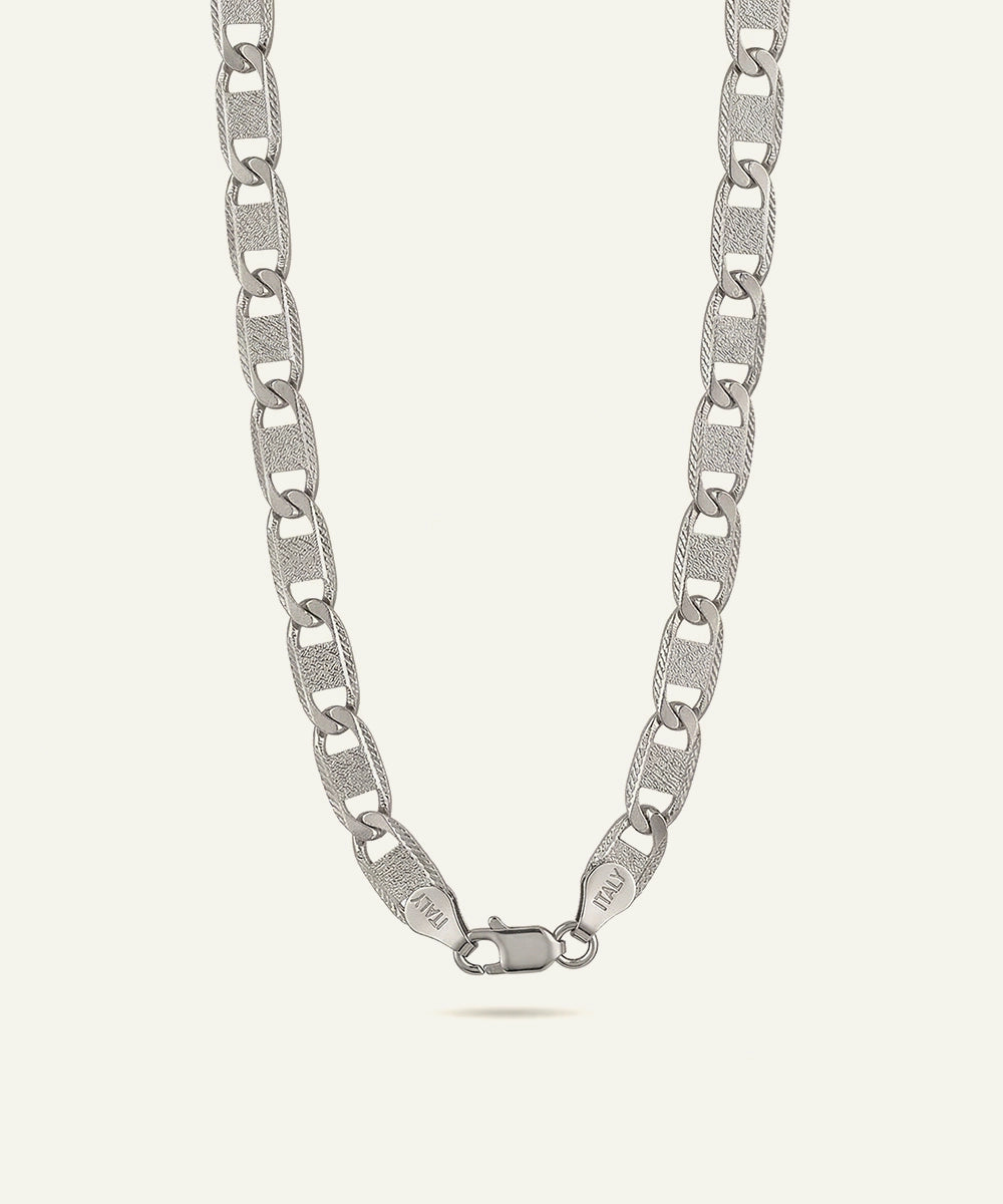 men's sterling silver Valentino chain