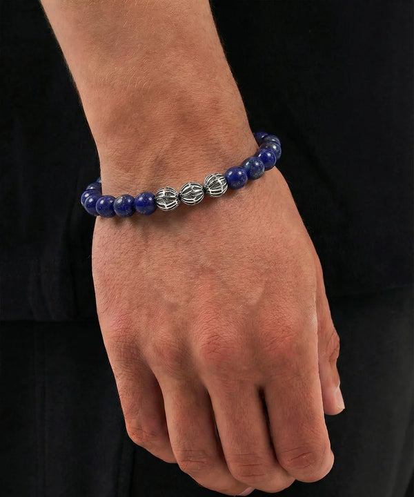 Men's Blue Lapis Lazuli Bracelet