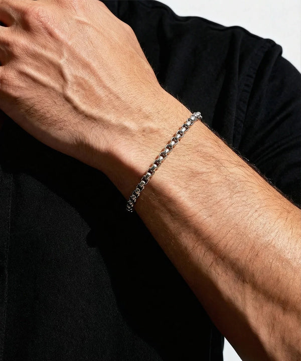 Stainless Steel Box Bracelet