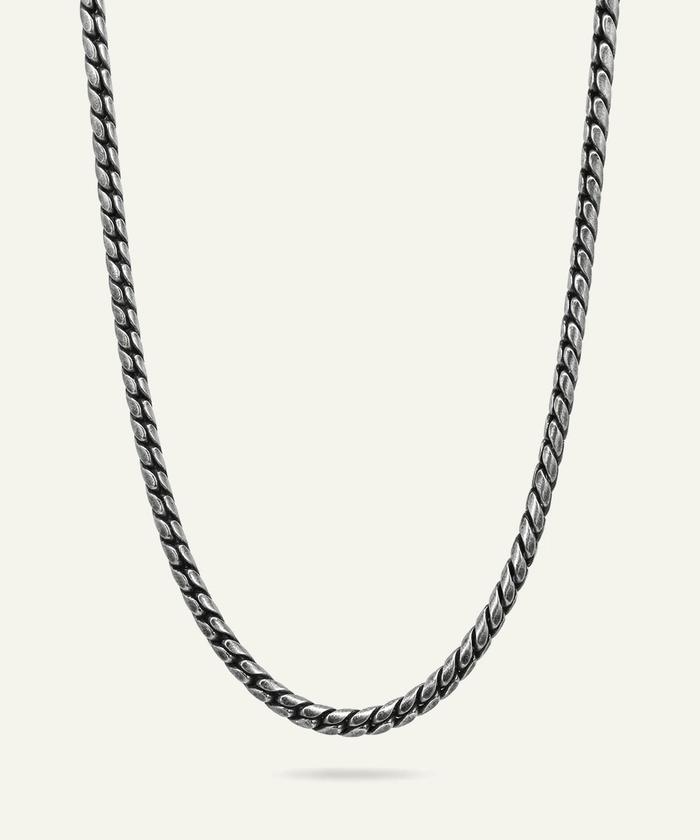 men's stainless steel Franco chain
