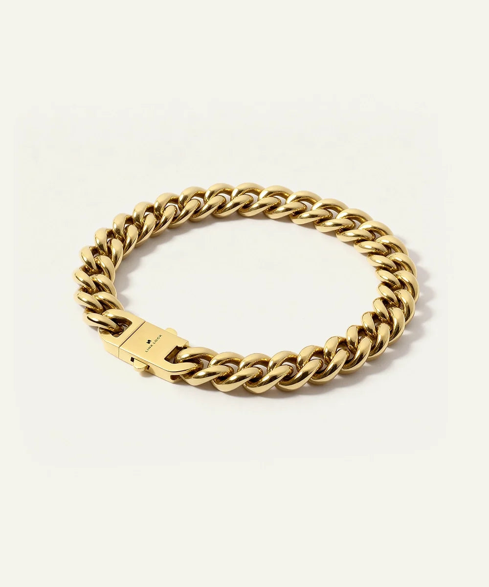 men's vermeil Cuban bracelet