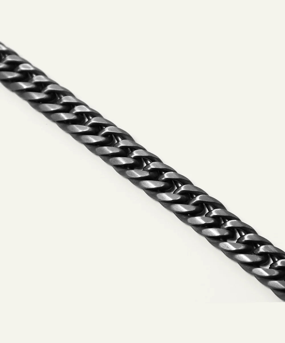 Men's stainless steel Cuban link bracelet