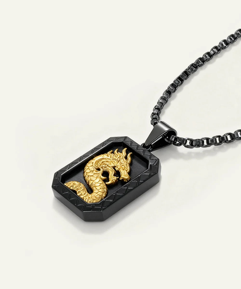 Close-up of stainless steel dog tag pendant