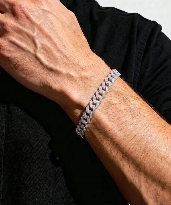 Lab-grown Diamond Cuban Bracelet
