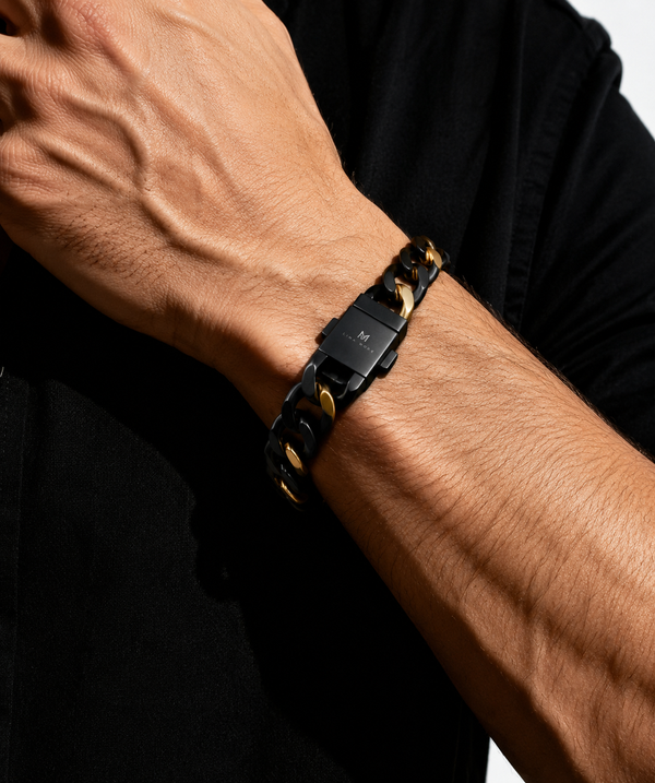 Two-toned Curb Bracelet
