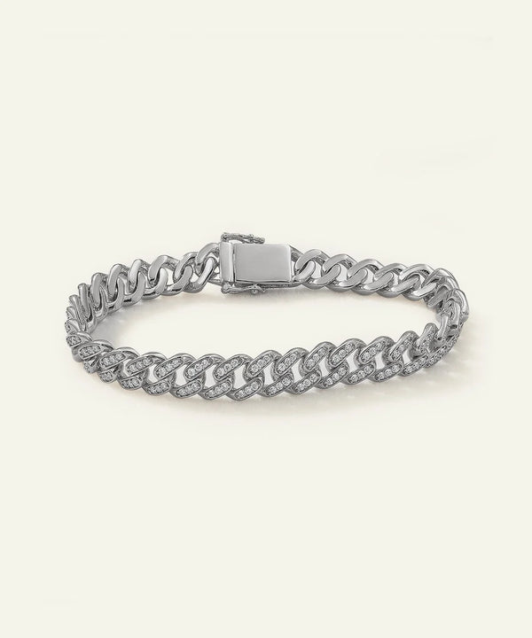 Lab-grown Diamond Cuban Bracelet