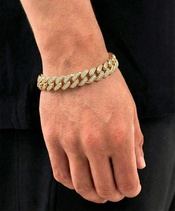 Lab-grown Diamond Cuban Bracelet