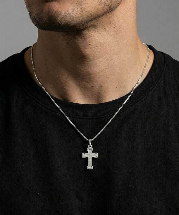 Close-up of crucifix cross pendant