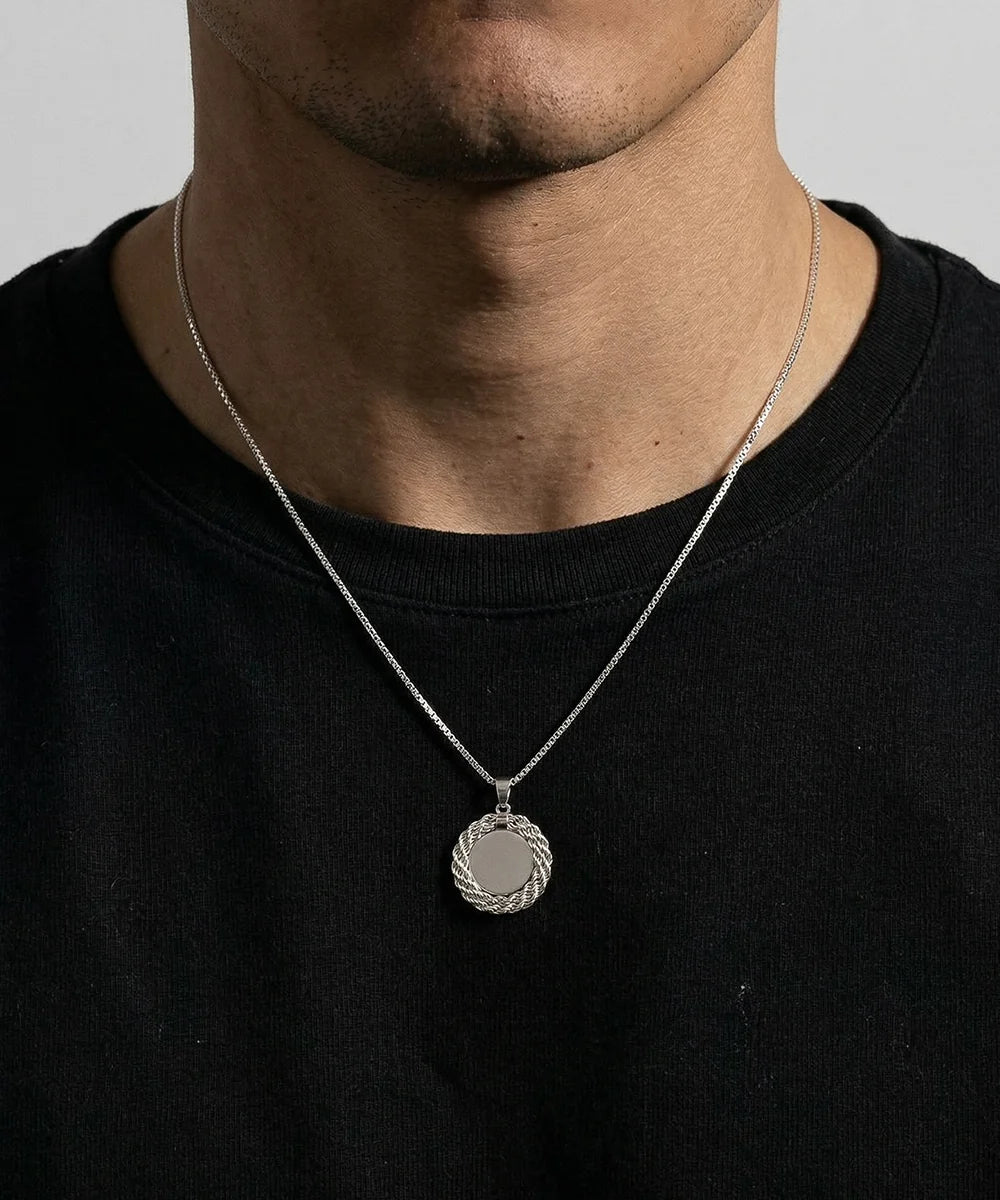 Close-up of crucifix cross pendant