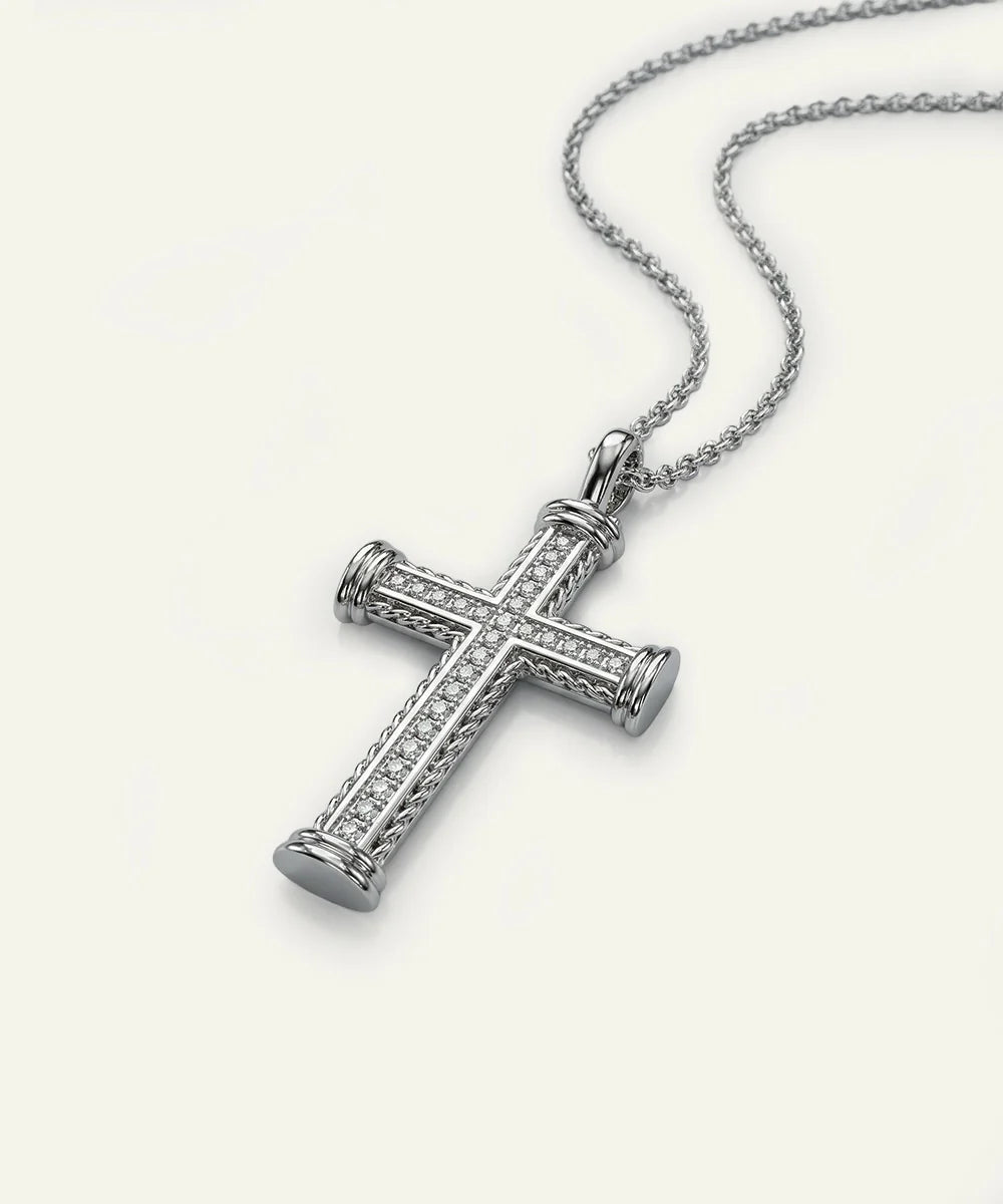 men's diamond cross pendant from Valliani Jewelers