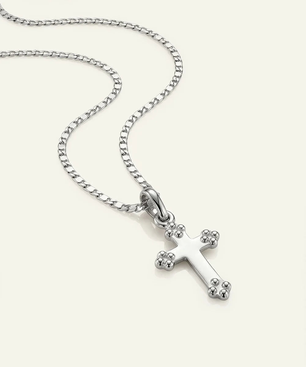 men's cross pendant with lobster clasp