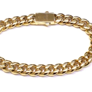 Link N Lock Cuban Chain in Stainless Steel - inches