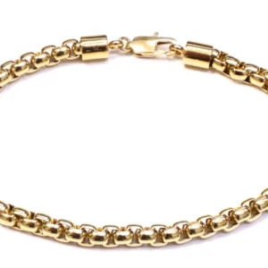 Link N Lock Tennis Bracelet in Stainless Steel - 8.5 inches