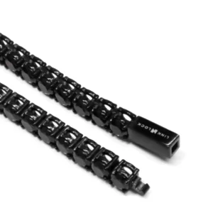 Link N Lock Tennis Chain in Stainless Steel - 24 inches