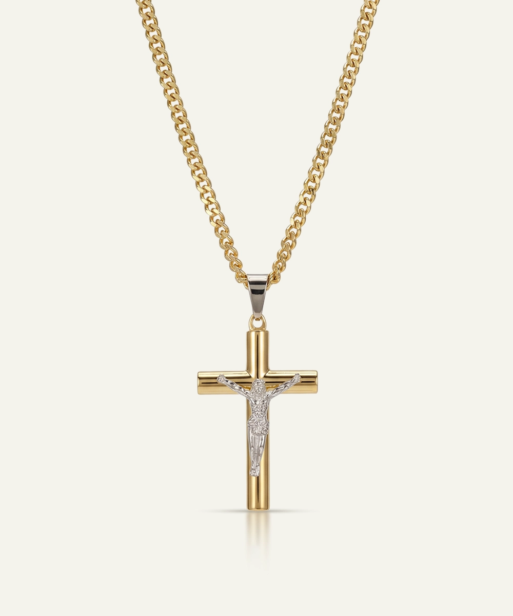 Jesus And Cross Pendant