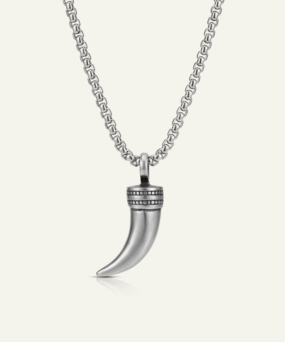 Stainless Steel Horn Pendant