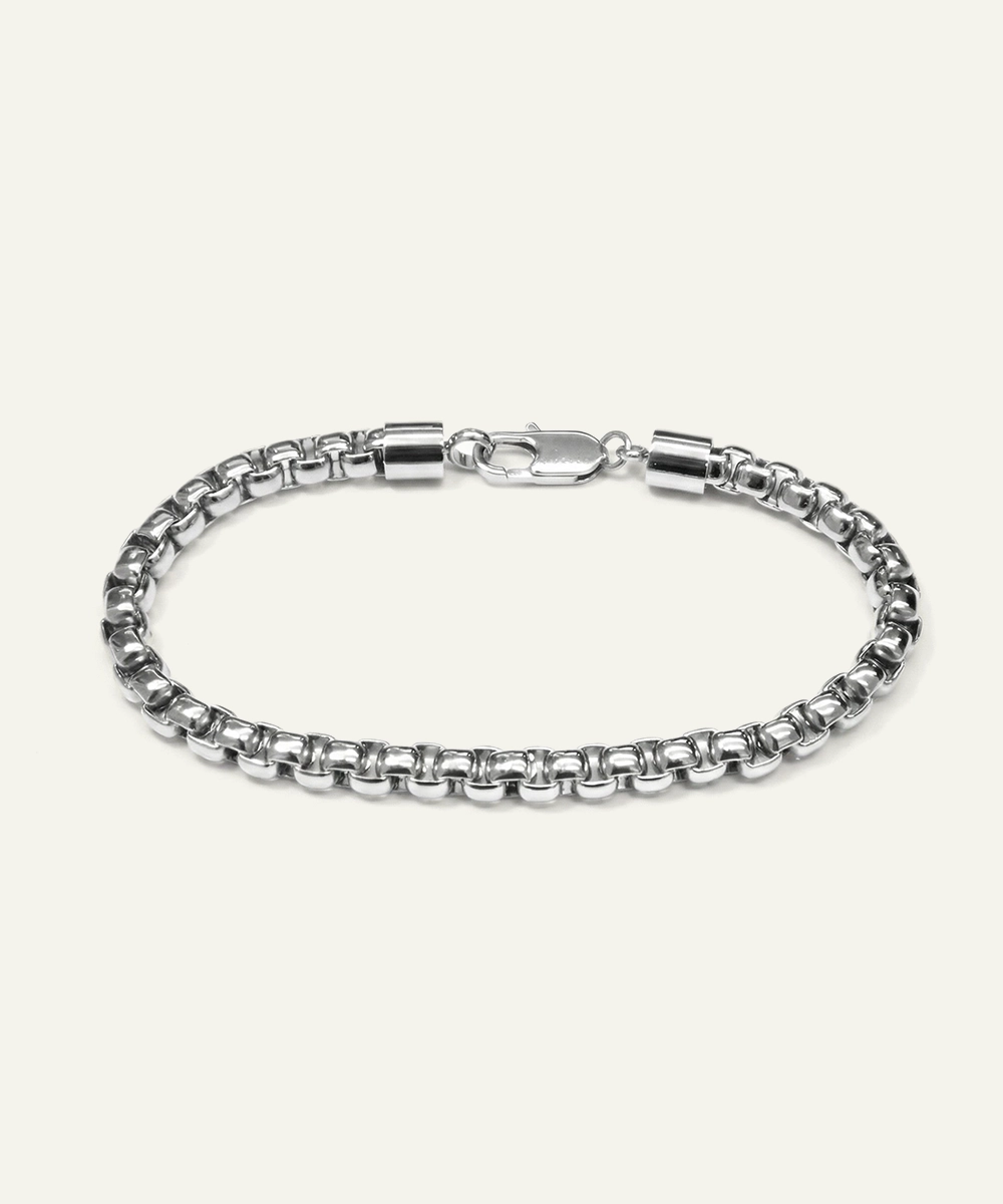 Stainless Steel Box Bracelet