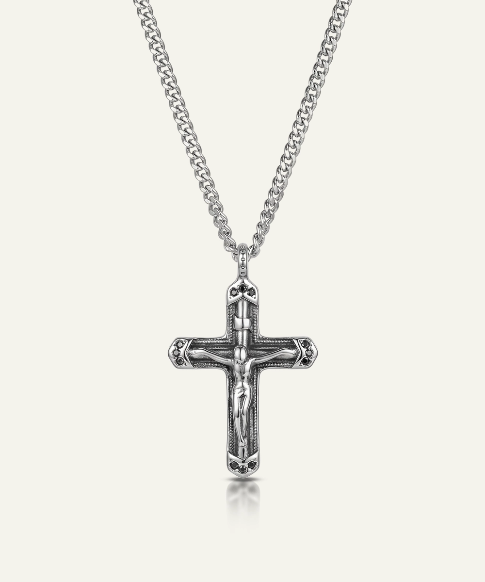 Jesus And Cross Pendant
