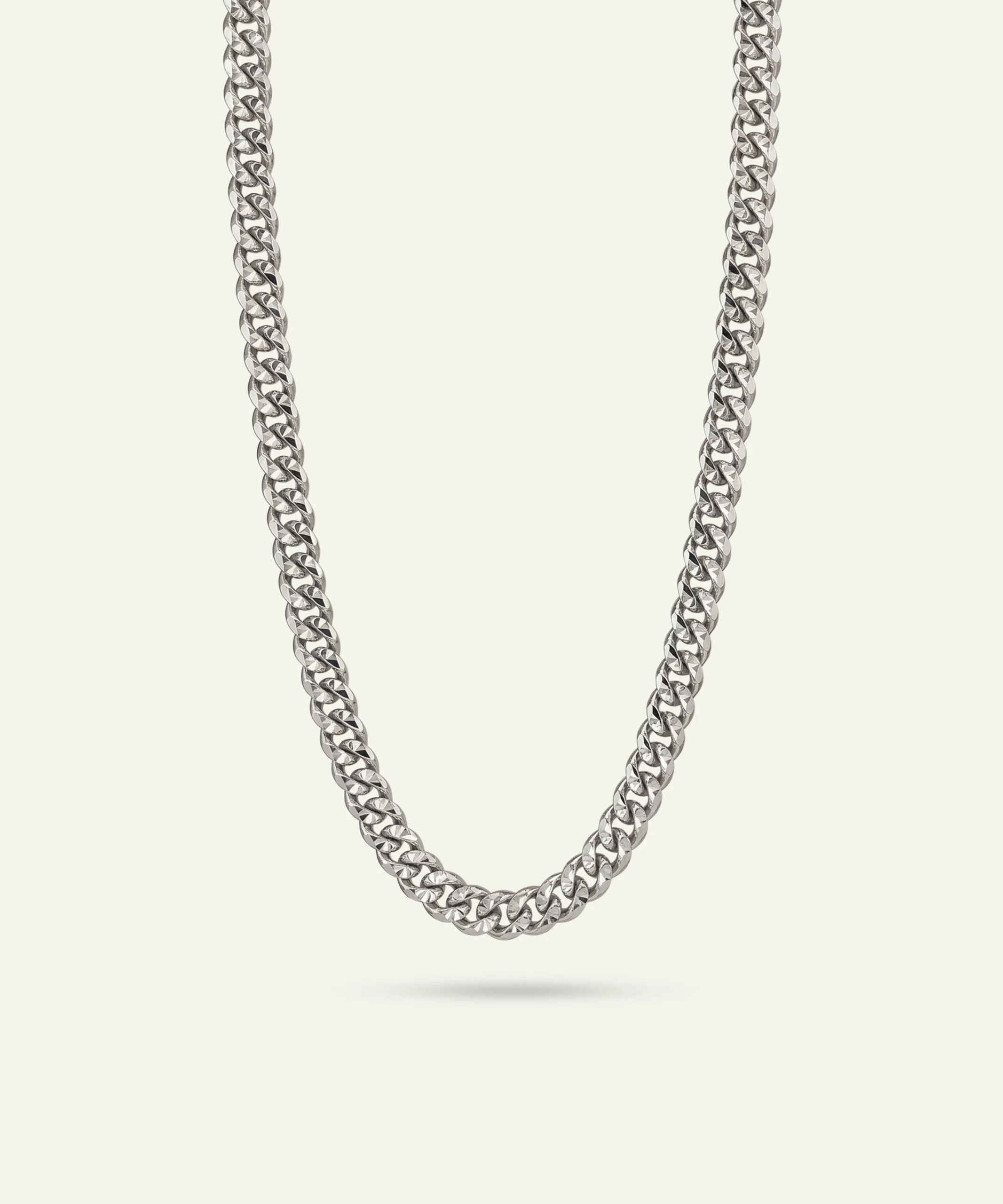 Silver Curb Chain