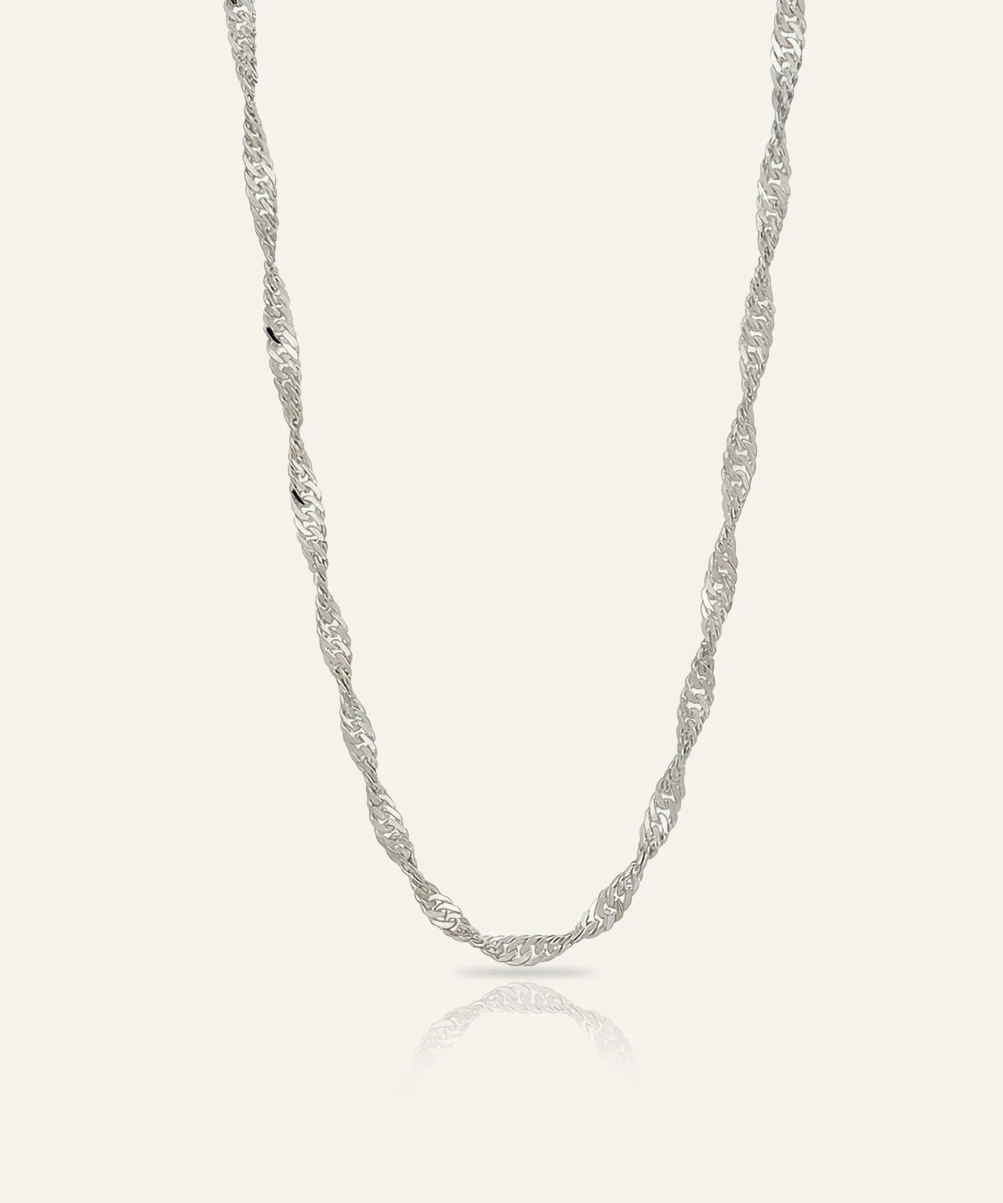 Silver Singapore Chain (No Warranty)