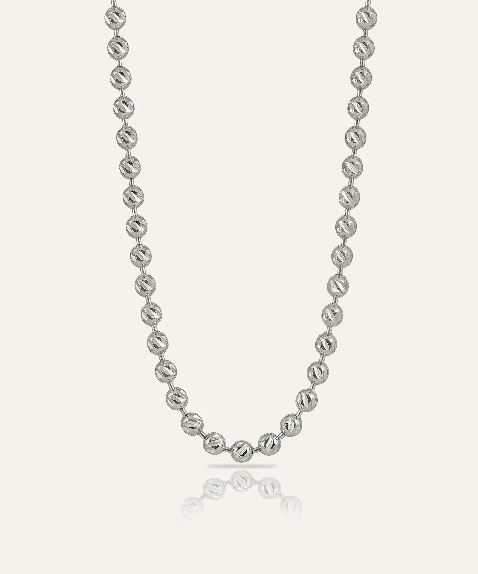 Silver Beads Chain (No Warranty)