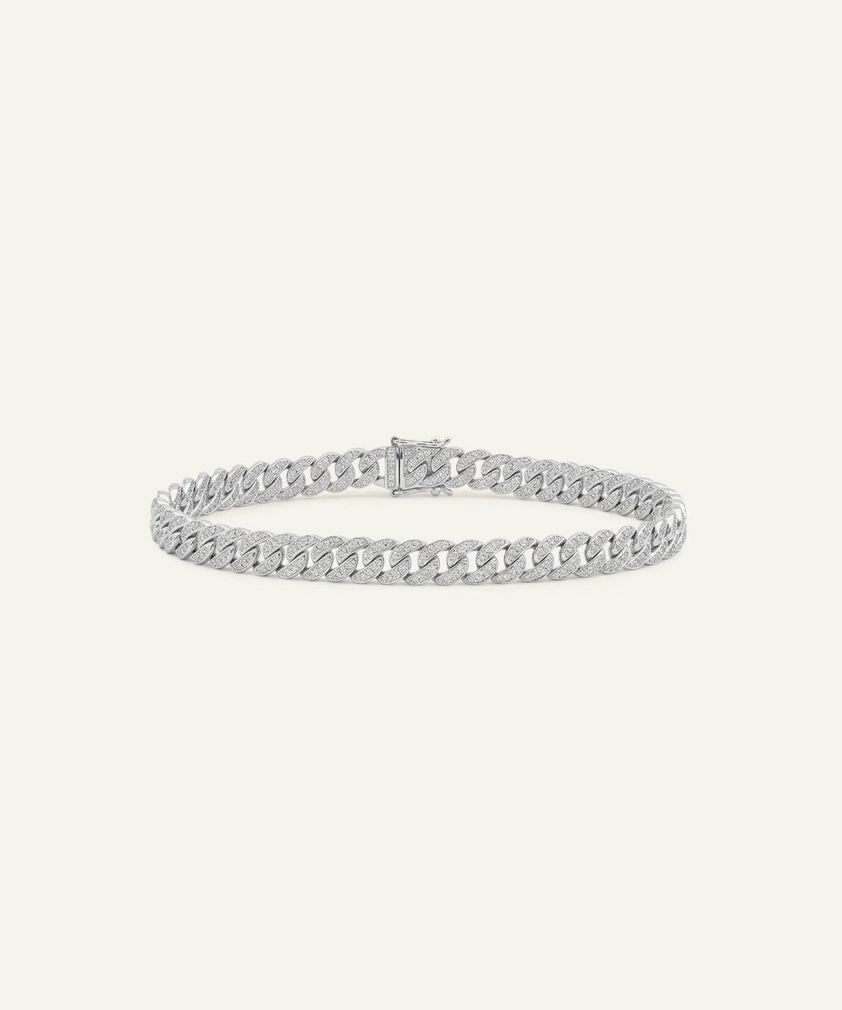 Lab-grown Diamond Cuban Bracelet